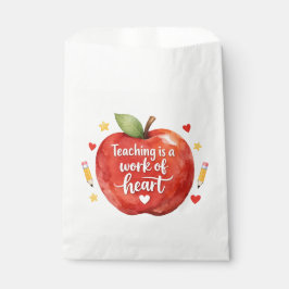 Leraren zijn hartenwerk Onderwijzer Favoriet Tasse Bedankzakje