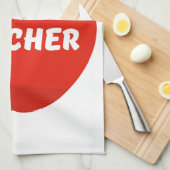 Lerarenappel Theedoek (Quarter Fold)