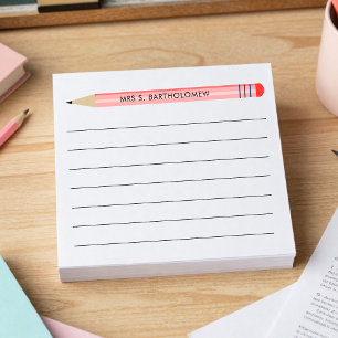 Lerarendag Potlood Illustratie Op Maat Post-it® Notes