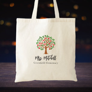 Lerarendag Waardering Bedankt Leraar Appelboom Tote Bag