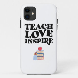 lerarenontwerp voor leerkrachten koffiezetboek mok iPhone 11 hoesje