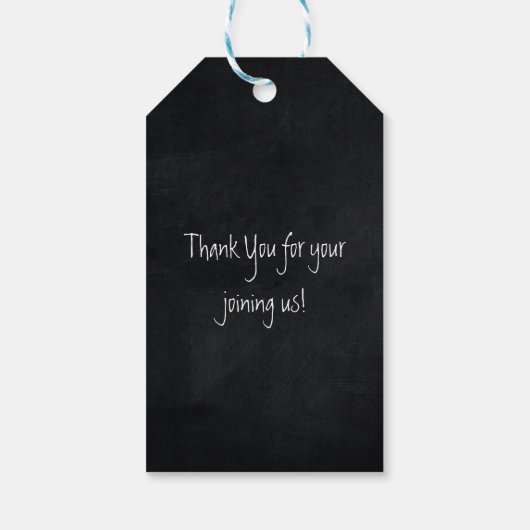 Lerarenopleiding Chalkboard Afstuderen Cadeaulabel (Achterkant)