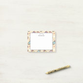 Lerarenschetspatroon met potloden post-it® notes (Op bureau)