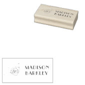 lerares Franse hoornmuziek Rubberstempel (Gestempeld)