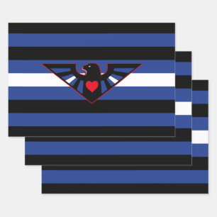 Leren Adelaar Pride Vlag Inpakpapier Vel