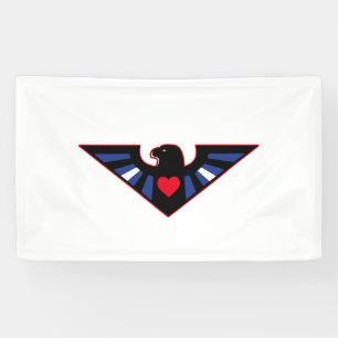 Leren Adelaar Trots Spandoek
