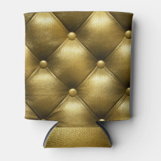 Leren bank elegantie: luxe bekleding. blikjeskoeler