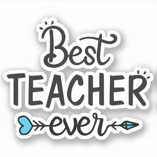 LEREN - Beste ooit Sticker (Voorkant)