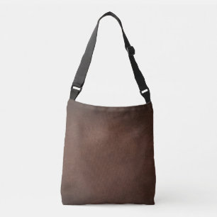 Leren Blauwe Tartan Stof Krokodil Huid Crossbody Tas