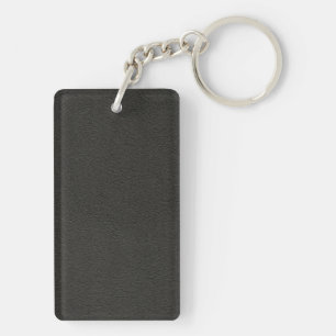 Leren Blauwe Tartan Stof Krokodil Huid Sleutelhanger