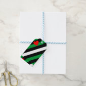 Leren Boi Pride Vlag Cadeaulabel (Met Touw)