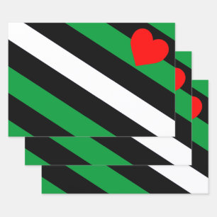 Leren Boi Pride Vlag Inpakpapier Vel