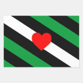 Leren Boi Pride Vlag Inpakpapier Vel (Voorkant)