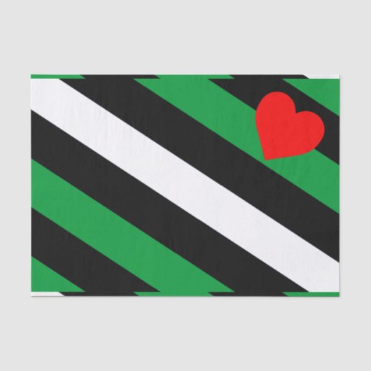 Leren Boi Pride Vlag Tissuepapier (Voorkant)