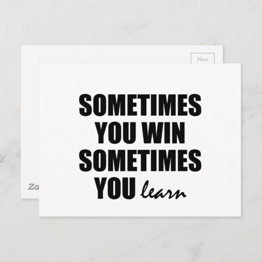 leren briefkaart (Voorkant / Achterkant)