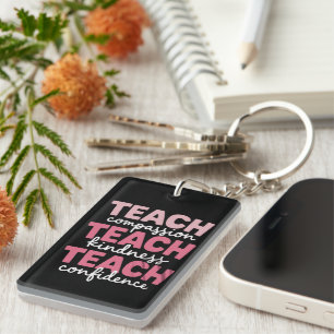 Leren Cute Leraar Leven Onderwijs Inspirerend  Sleutelhanger