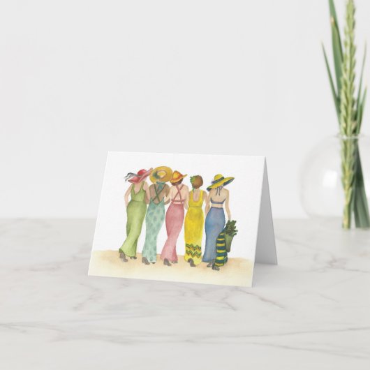 Leren dansen in de regen kaart (Voorkant)