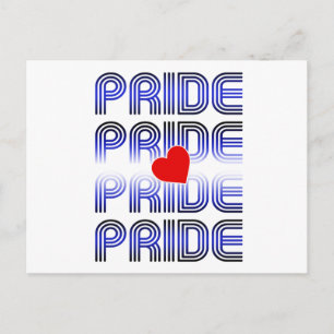 Leren Hart Retro Patroon Briefkaart
