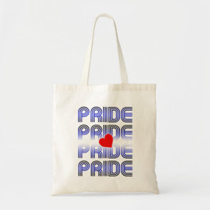 Leren Hart Retro Patroon Tote Bag