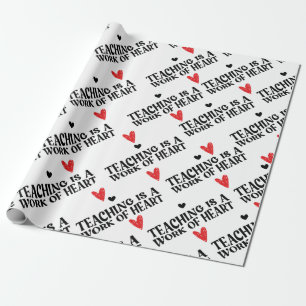 Leren is een hartverscheurend werk cadeaupapier