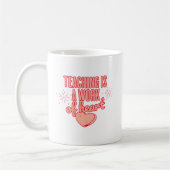 Leren is een hartverscheurend werk koffiemok (Links)