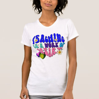 Leren is een kunstwerk - geweldig voor leraren t-shirt