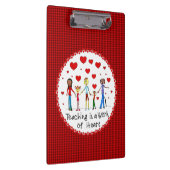 Leren is een kunstwerk klembord (Rechts)