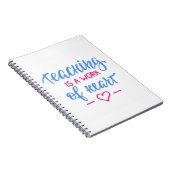 Leren is een kunstwerk notitieboek (Rechterzijde)