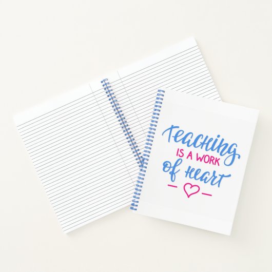 Leren is een kunstwerk notitieboek (Binnen)