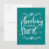 Leren is een kunstwerk | Snop. Briefkaart (Voorkant / Achterkant)