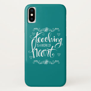 Leren is een kunstwerk Snop. iPhone X Hoesje