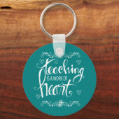 Leren is een kunstwerk | Snop. Sleutelhanger (Voorkant)