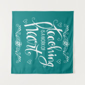 Leren is een kunstwerk | Snop. Wandkleed (Voorkant (horizontaal))