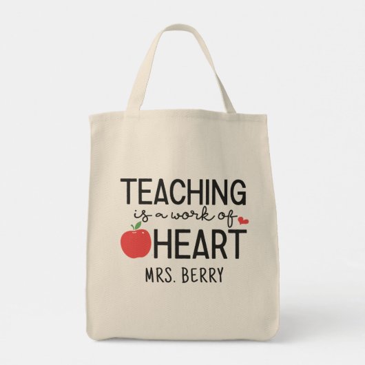 Leren is een kunstwerk tote bag (Achterkant)