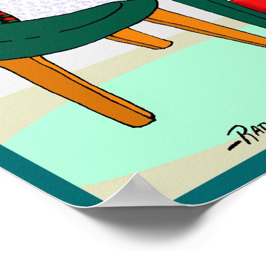 Leren is een trek poster (Hoek)