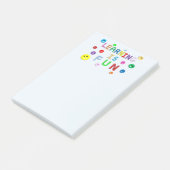 Leren is leuk Smiley Faces Post-it® Notes (Schuin)