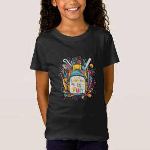 Leren is leuk terug naar school-Kinder T-shirt