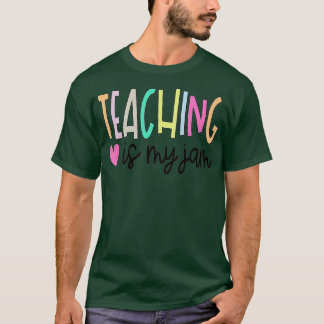 Leren is mijn jam voor leraar in de klas t-shirt
