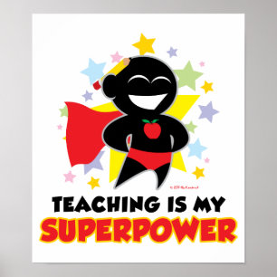 Leren is mijn Superpower Poster