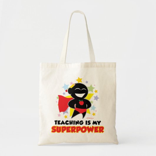 Leren is mijn Superpower Tote Bag (Voorkant)
