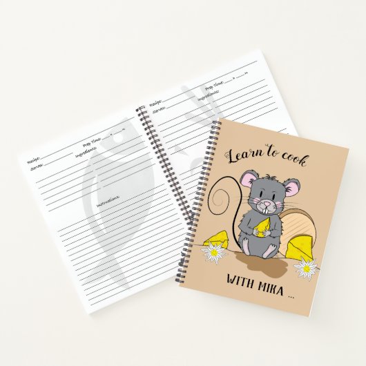 Leren koken | Kind recept notitieboek (Binnen)