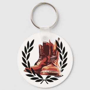 leren laarzen sleutelhanger