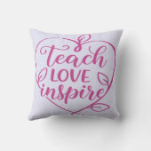 Leren Liefde Inspireren Script Design Kussen (Achterkant)