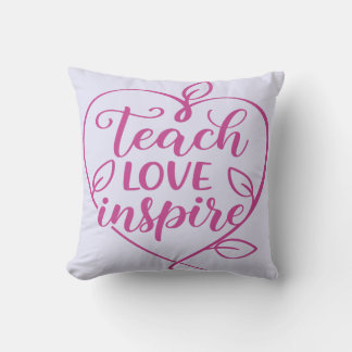 Leren Liefde Inspireren Script Design Kussen