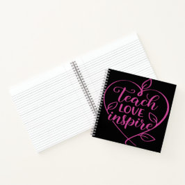 Leren Liefde Inspireren Script Design Notitieboek