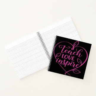 Leren Liefde Inspireren Script Design Notitieboek
