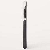 leren marmer met monogram Case-Mate iPhone case (Achterkant/links)