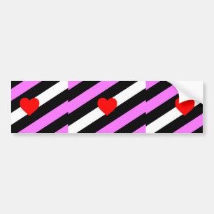 Leren Meisje Pride Vlag Bumpersticker