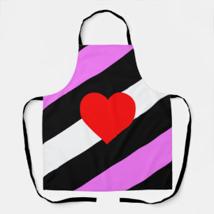 Leren Meisje Pride Vlag Schort