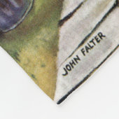 Leren naar vliegen fleece deken (Hoek)